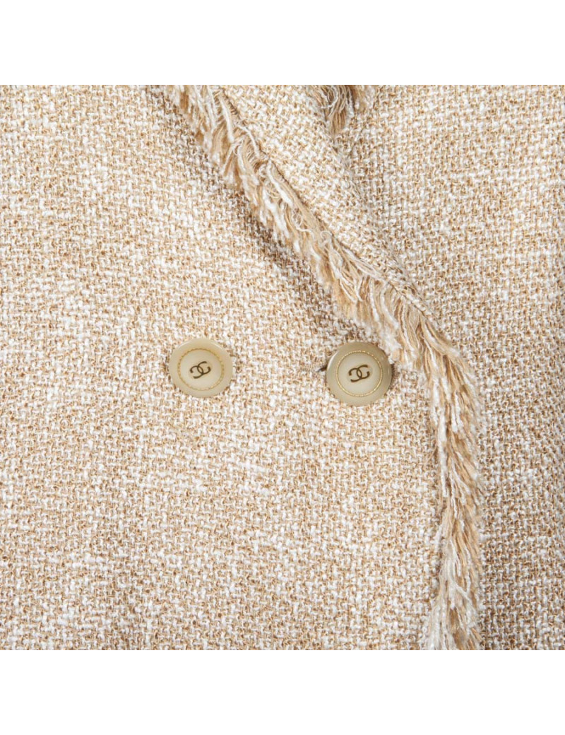 Veste CARVEN Tweed beige t38fr