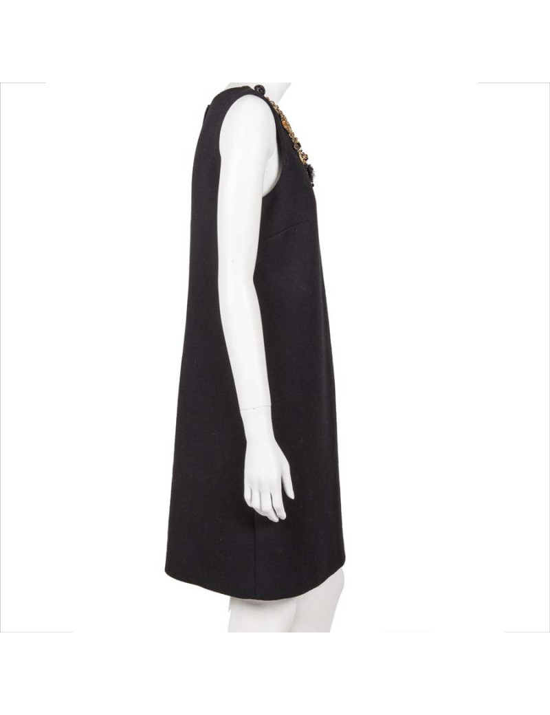 Robe DOLCE & GABBANA laine noire T42IT