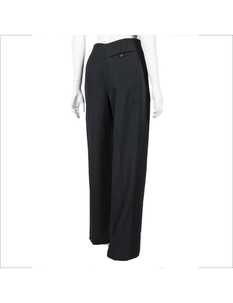 Pantalon YVES SAINT LAURENT T38 FR noir 
