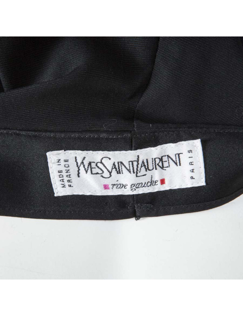 Pantalon YVES SAINT LAURENT T38 FR noir 