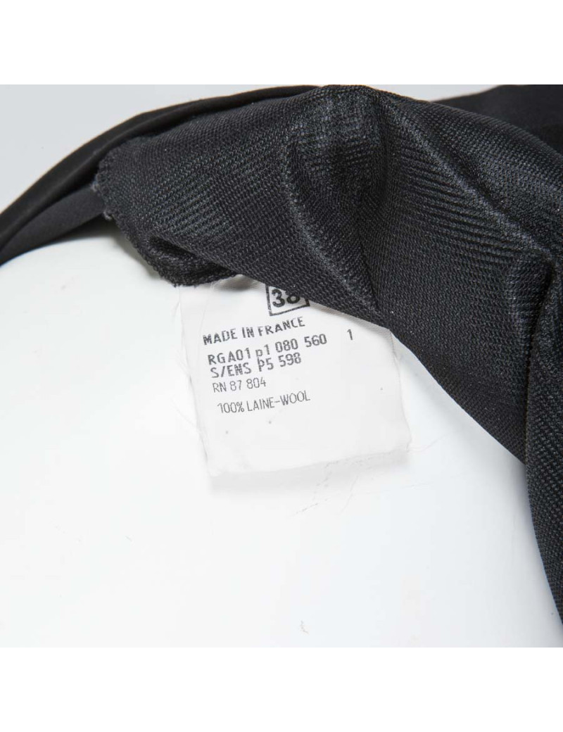 Pantalon YVES SAINT LAURENT T38fr noir 