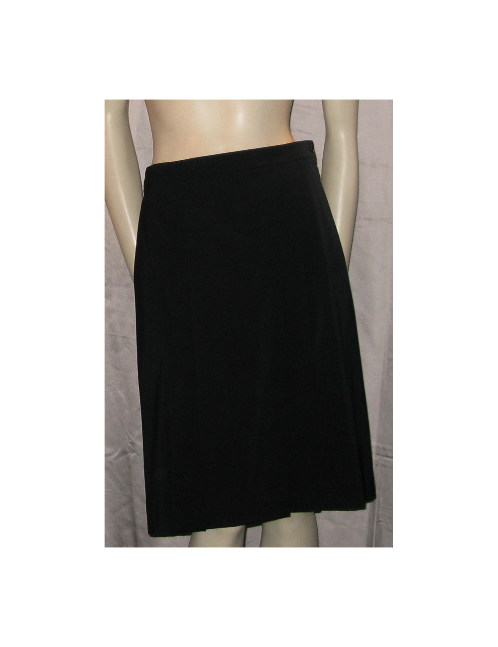 Jupe plissée bleu marine CELINE