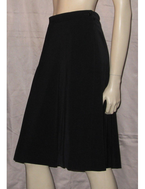 Jupe plissée bleu marine CELINE