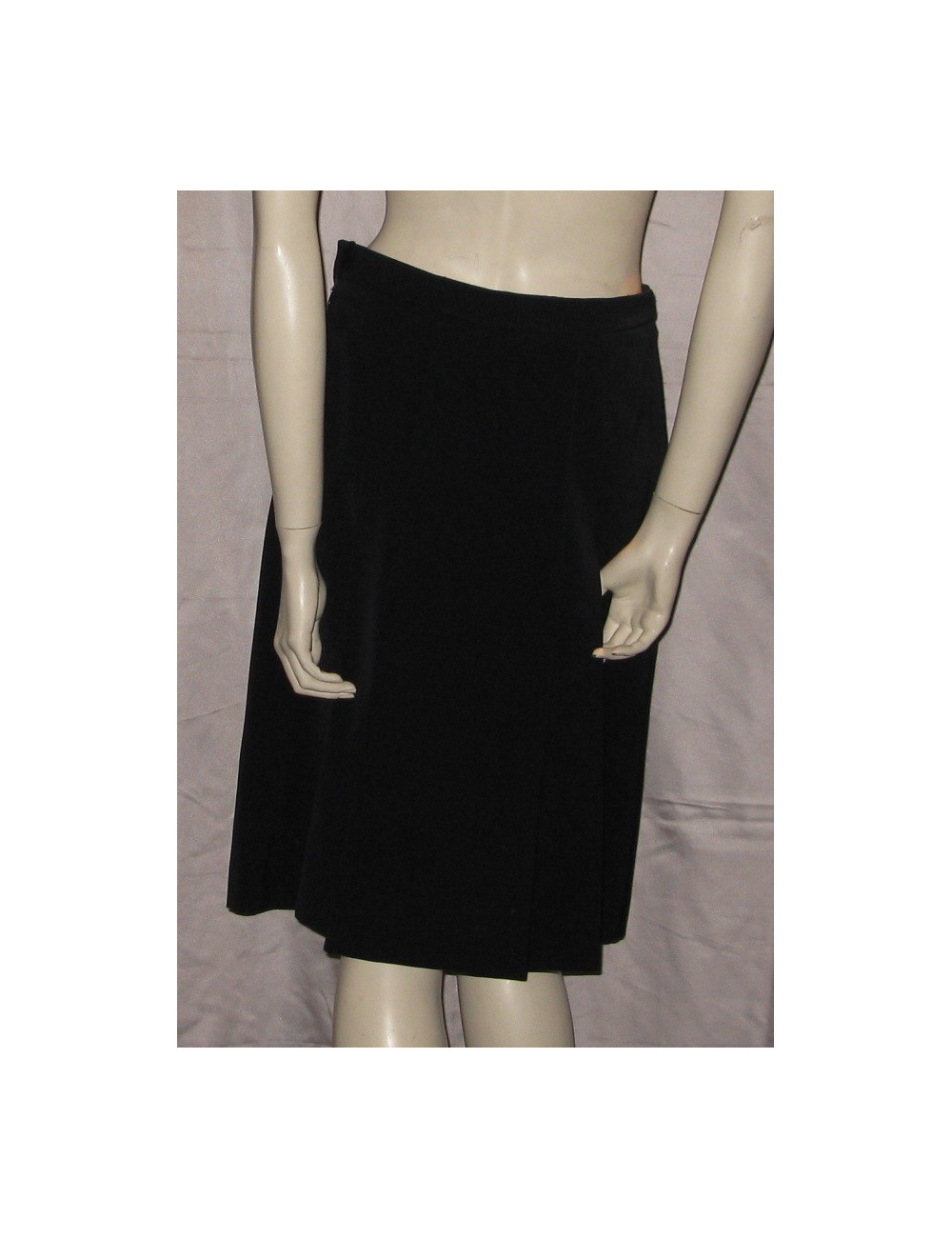 Jupe plissée bleu marine CELINE