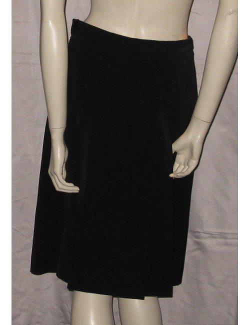 Jupe plissée bleu marine CELINE