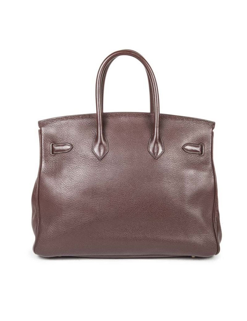 Birkin 35 HERMES cuir togo marron
