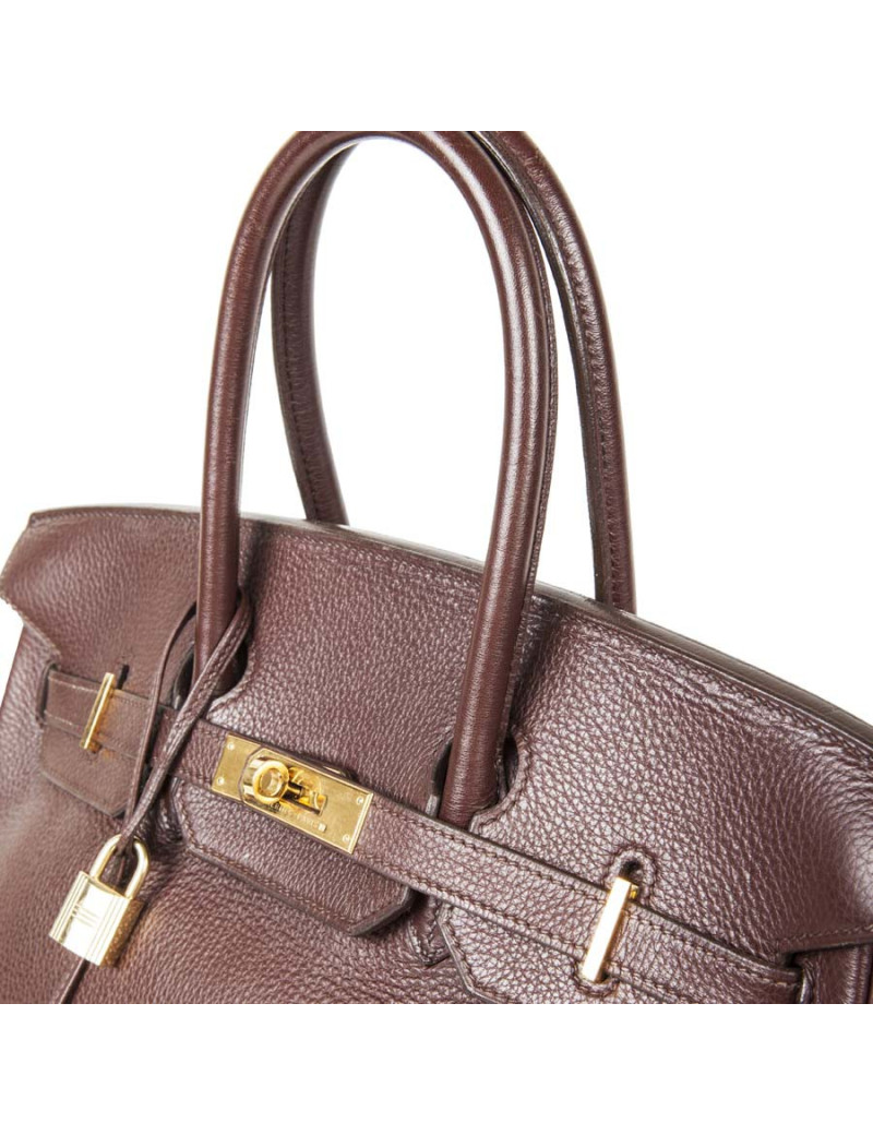 Birkin 35 HERMES cuir togo marron