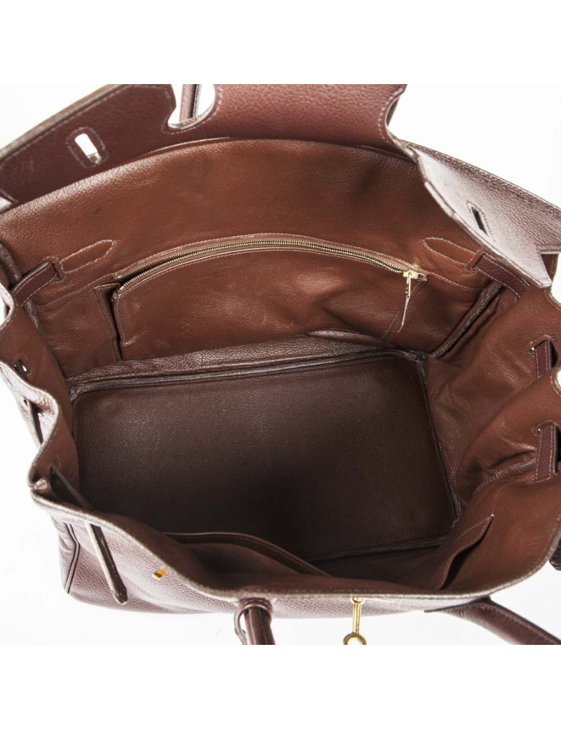 Birkin 35 HERMES cuir togo marron