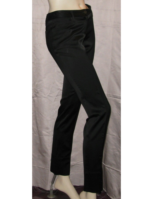 Pantalon satiné noir T38 BARBARA BUI INITIAL'S