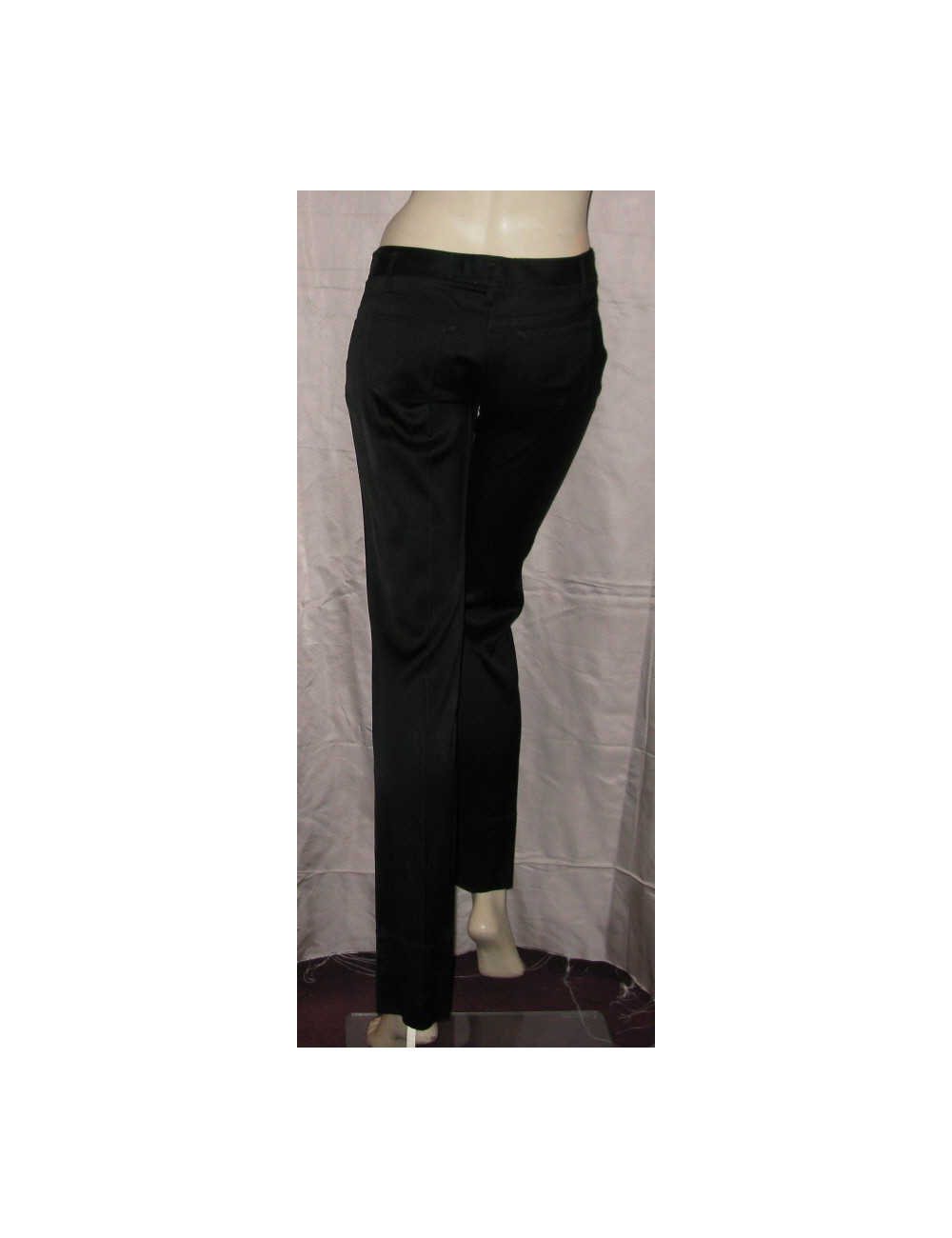 Pantalon satiné noir T38 BARBARA BUI INITIAL'S