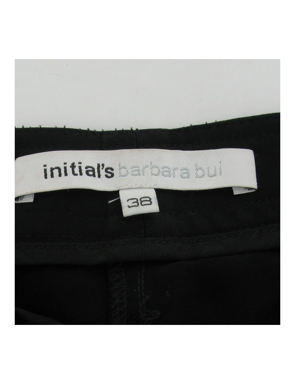 Pantalon satiné noir T38 BARBARA BUI INITIAL'S