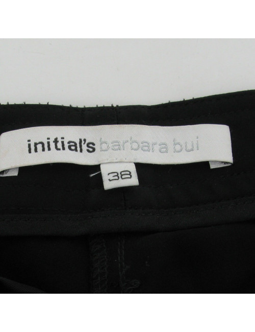 Pantalon satiné noir T38 BARBARA BUI INITIAL'S