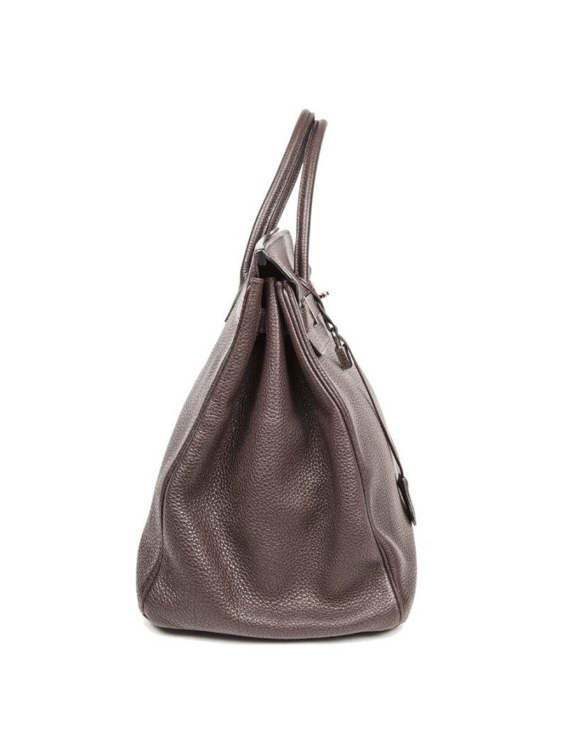 Sac Birkin 40 HERMES togo marron