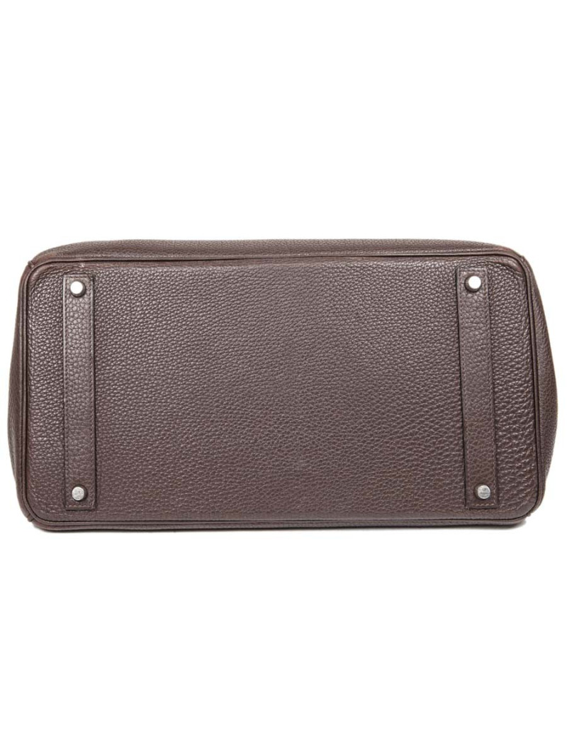 Sac Birkin 40 HERMES togo marron