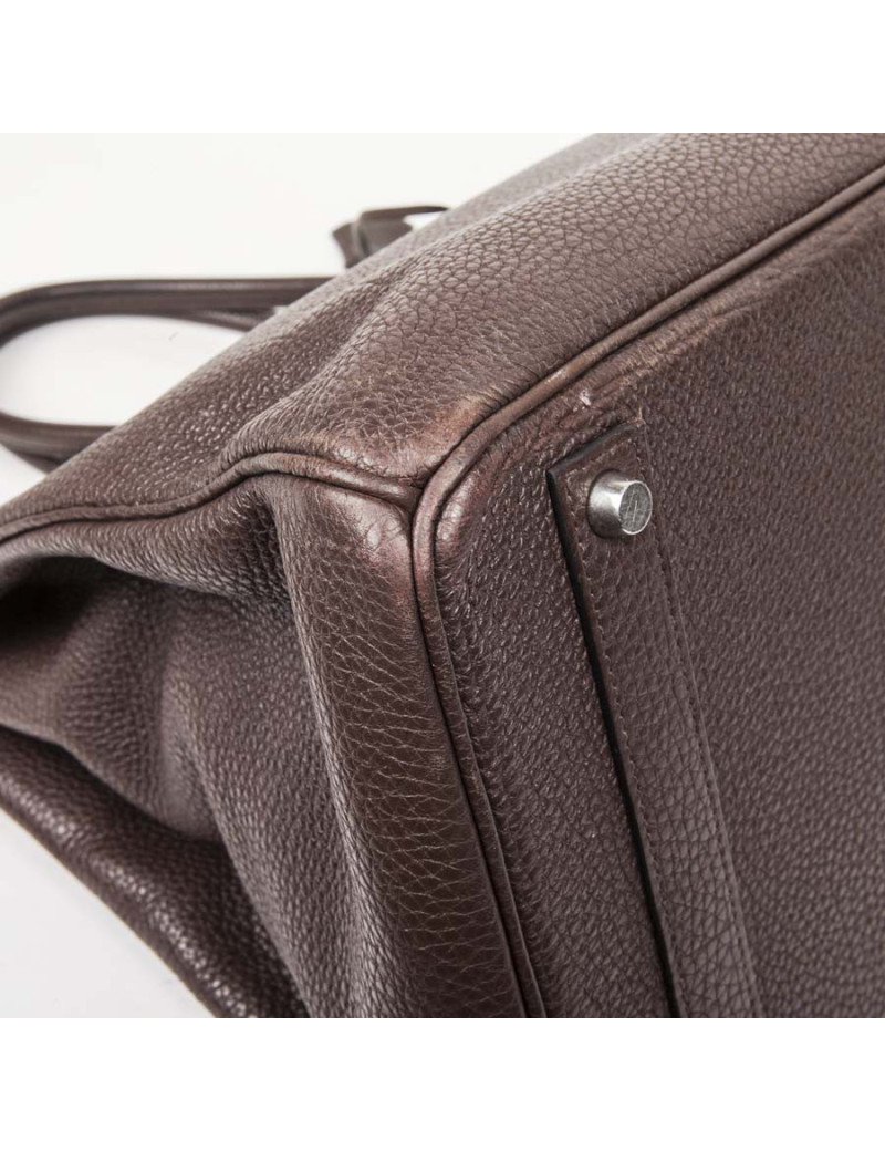 Sac Birkin 40 HERMES togo marron