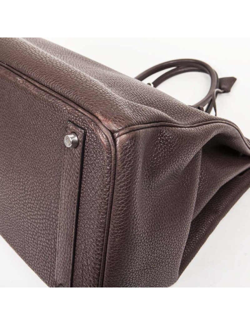 Sac Birkin 40 HERMES togo marron