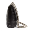 Black aged leather CHANEL 2.55 bag