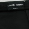Pantalon en soie noire GIORGIO ARMANI