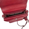 PROENZA SCHOULER PS11 double flap bag in burgundy smooth leather