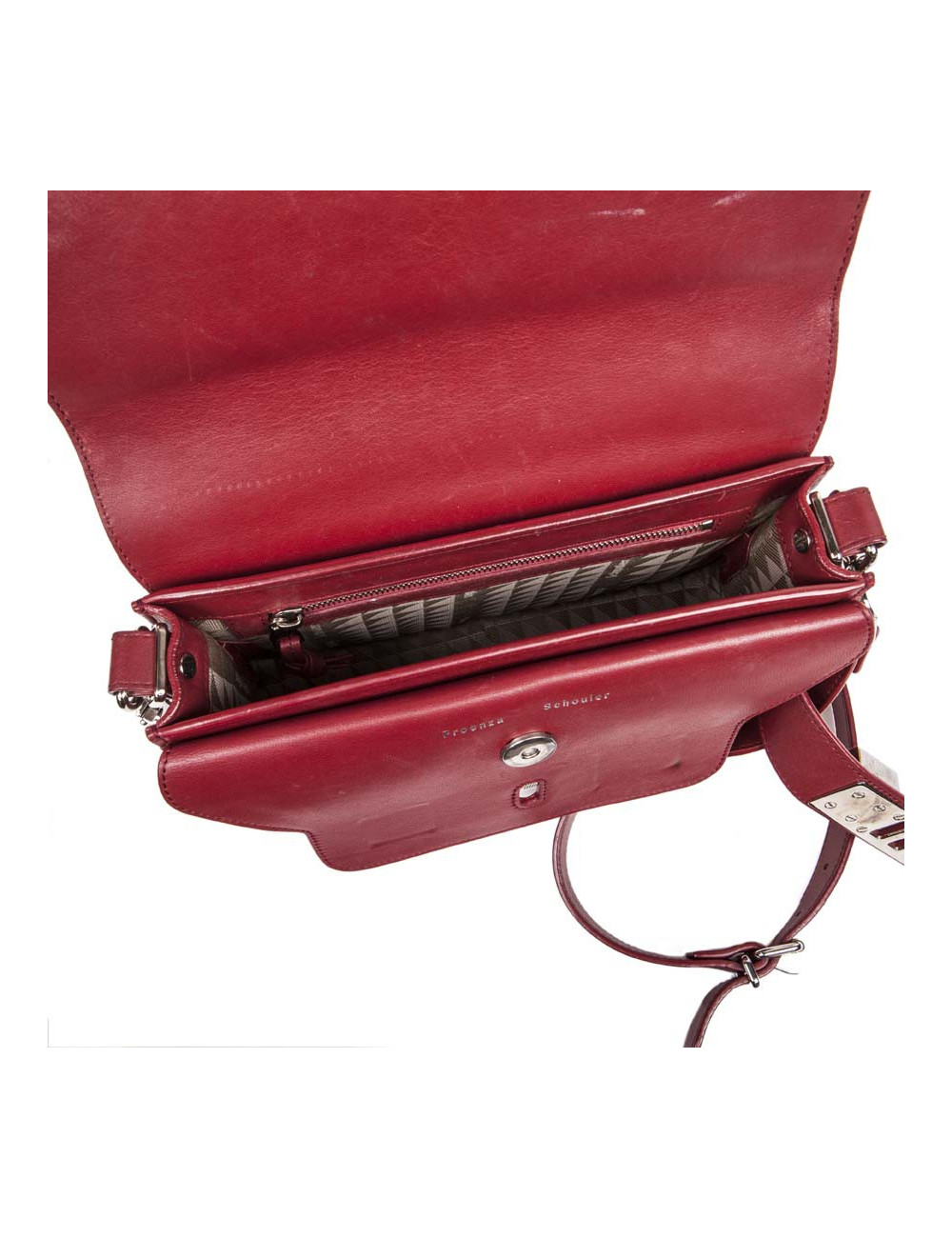 Sac PROENZA SCHOULER cuir bordeaux