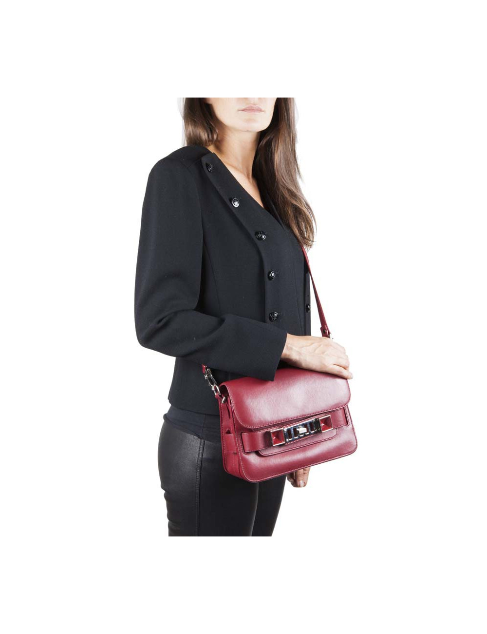 Sac PROENZA SCHOULER cuir bordeaux