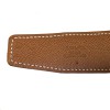 HERMES reversible 'H' belt in black box leather size 65