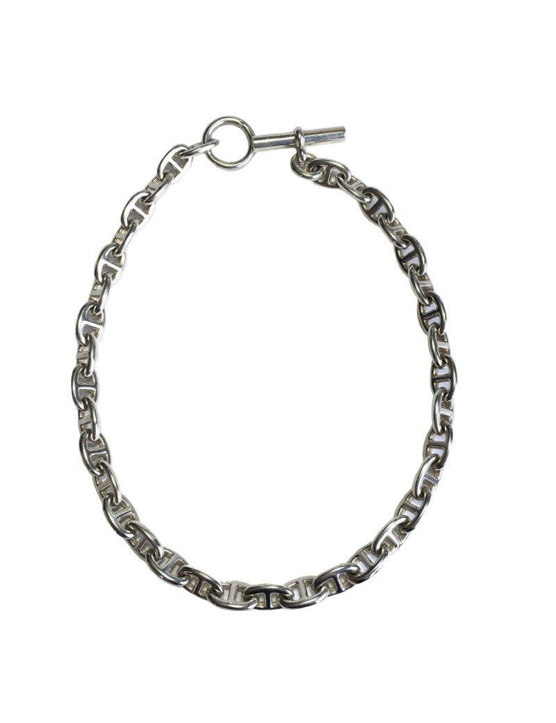 HERMES chaîne d'ancre chain necklace in sterling silver