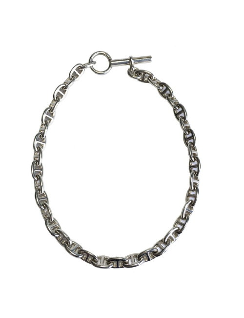 HERMES chaîne d'ancre chain necklace in sterling silver