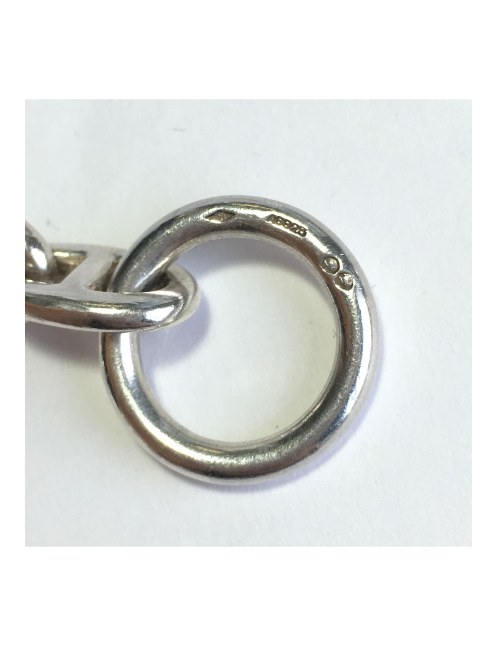 HERMES chaîne d'ancre chain necklace in sterling silver
