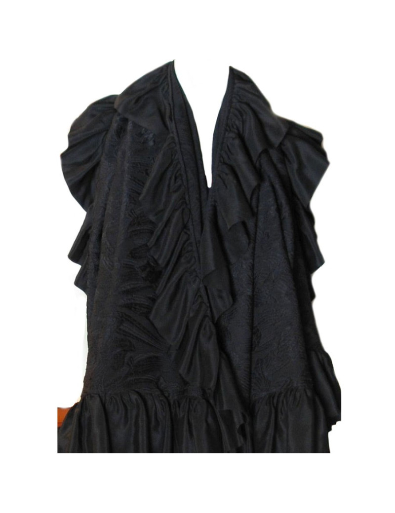 Châle en soie noir Givenchy