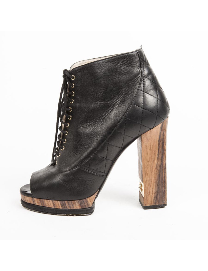 Low boots CHANEL T 37 