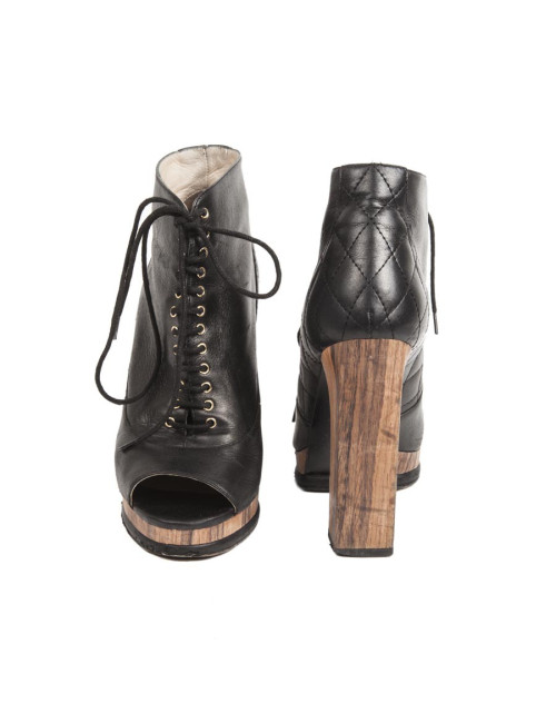 Low boots CHANEL T 37 