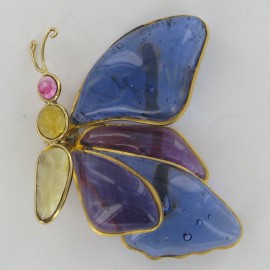 LOUIS VUITTON fashion Butterfly brooch