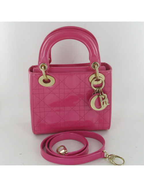 Lady Dior rose fushia vernis CHRISTIAN DIOR
