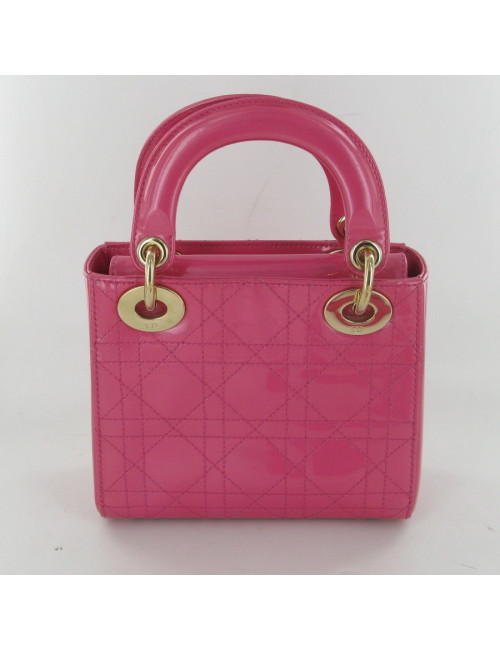 Lady Dior rose fushia vernis CHRISTIAN DIOR