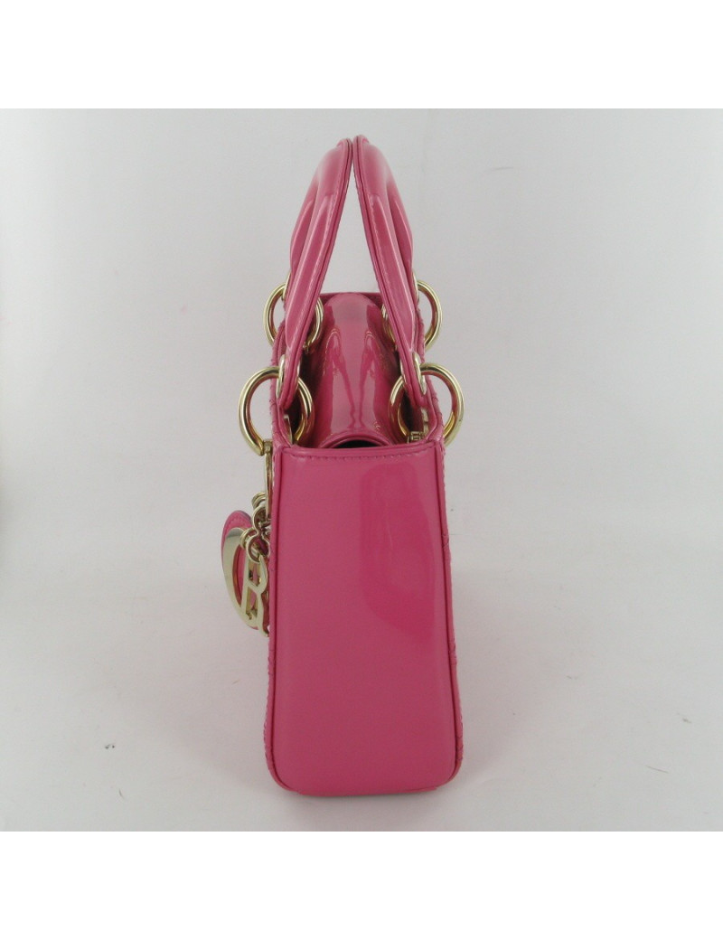 Lady Dior rose fushia vernis CHRISTIAN DIOR