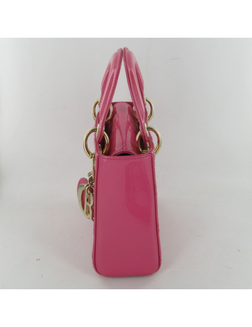 Lady Dior rose fushia vernis CHRISTIAN DIOR