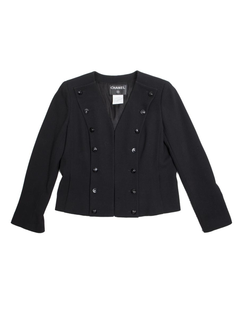 Veste CHANEL T40 noire 
