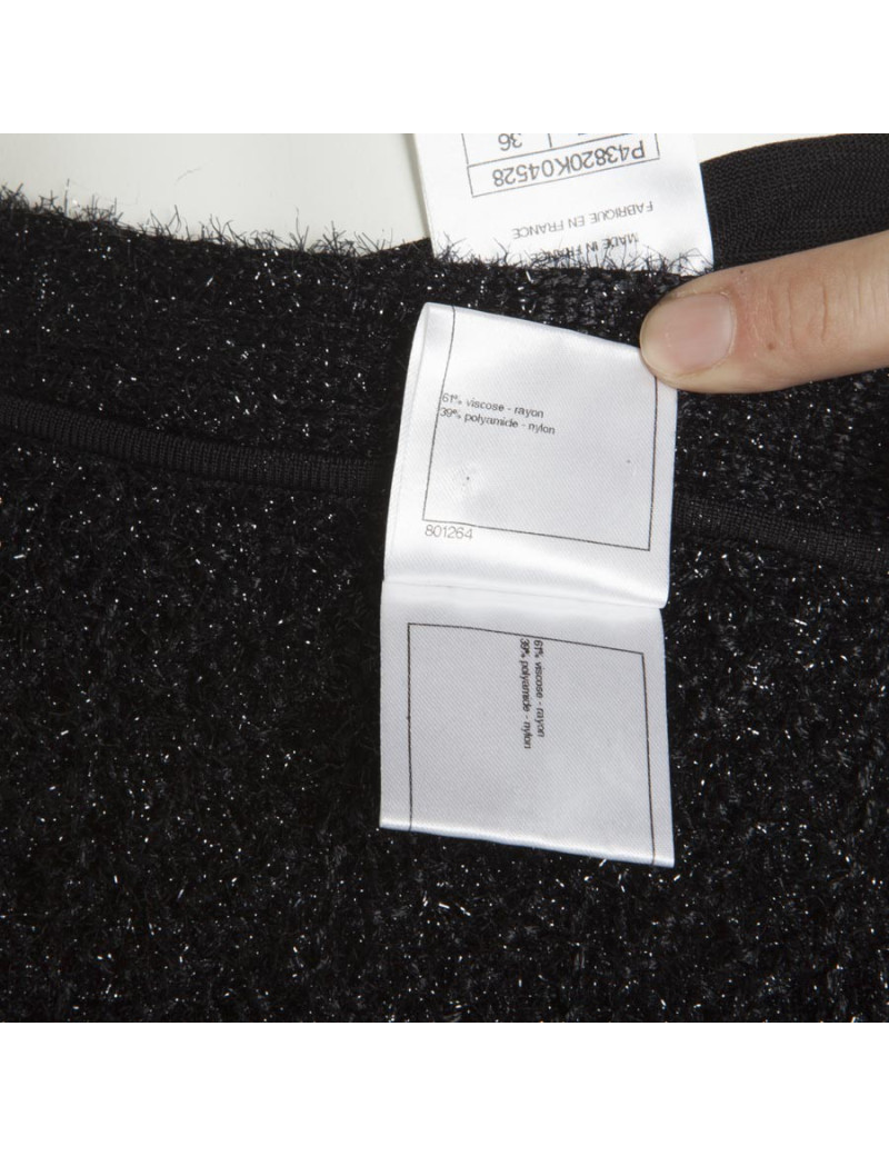 Jupe CHANEL T 36 FR lurex