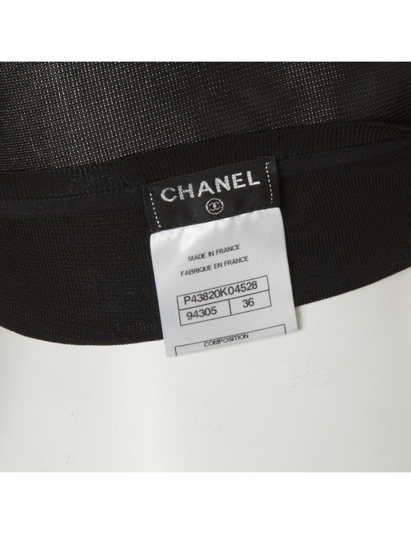 Jupe CHANEL T 36 FR lurex