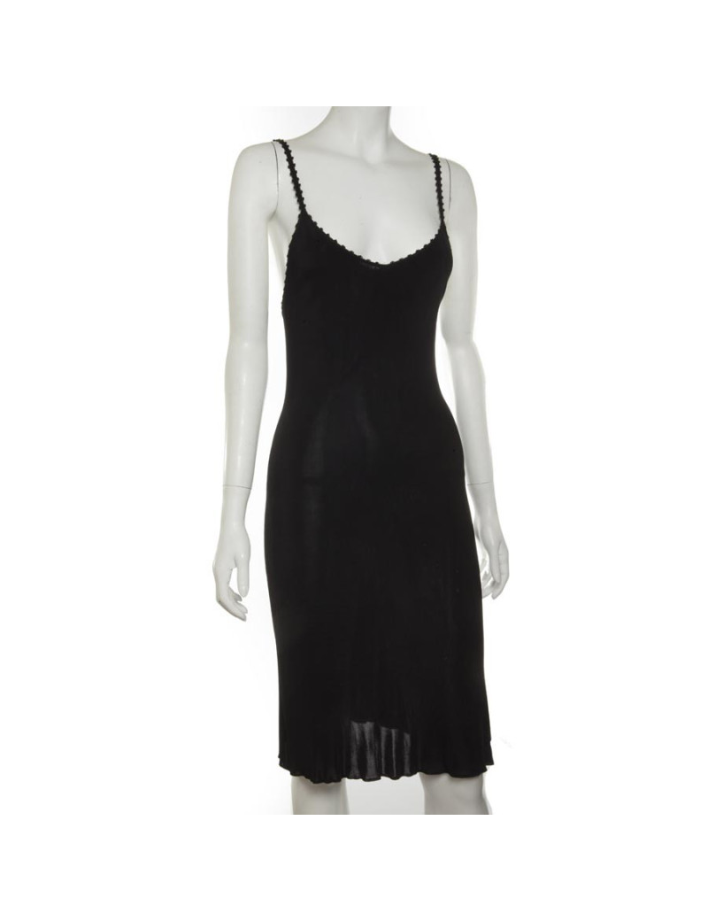 CHANEL black mesh dress size 40