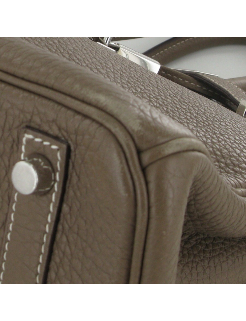 Birkin 30 taurillon Clémence Etoupe HERMES