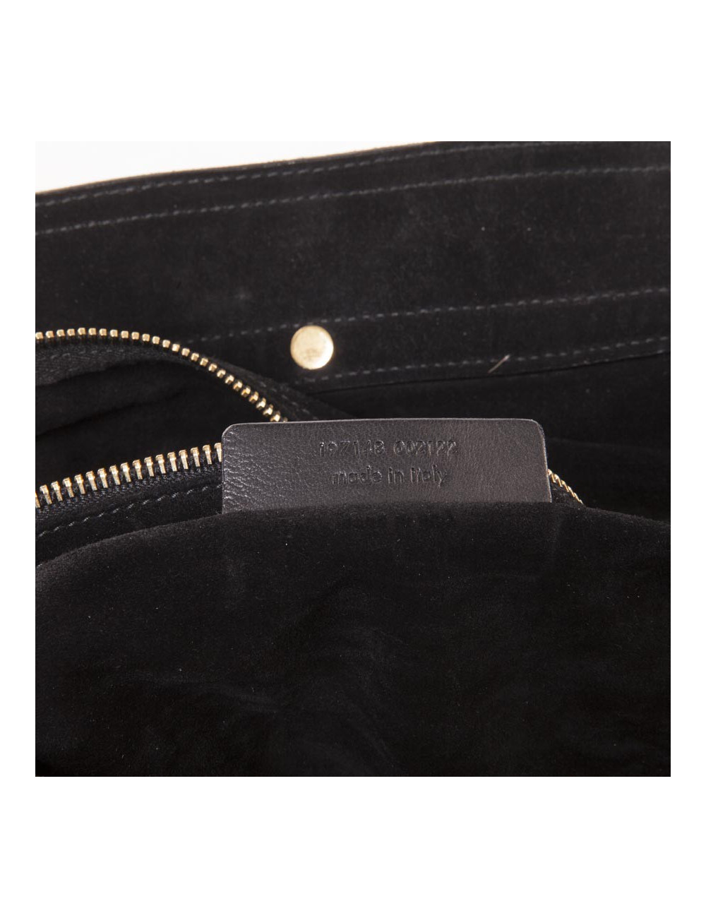 "Muse Two" YVES SAINT LAURENT patent leather black bag