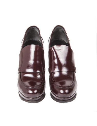 Escarpins BALENCIAGA T 40 FR cuir bordeaux 2