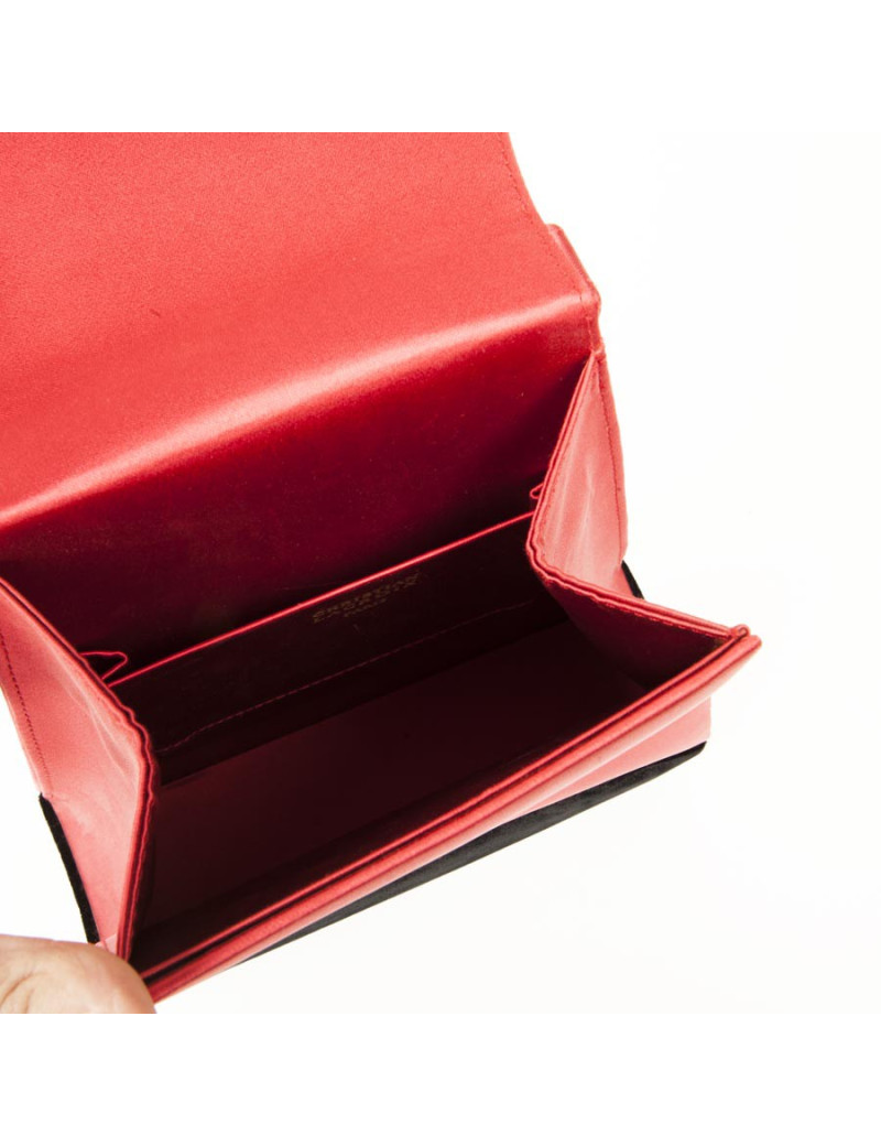 Evening bag CHRISTIAN LACROIX Red satin