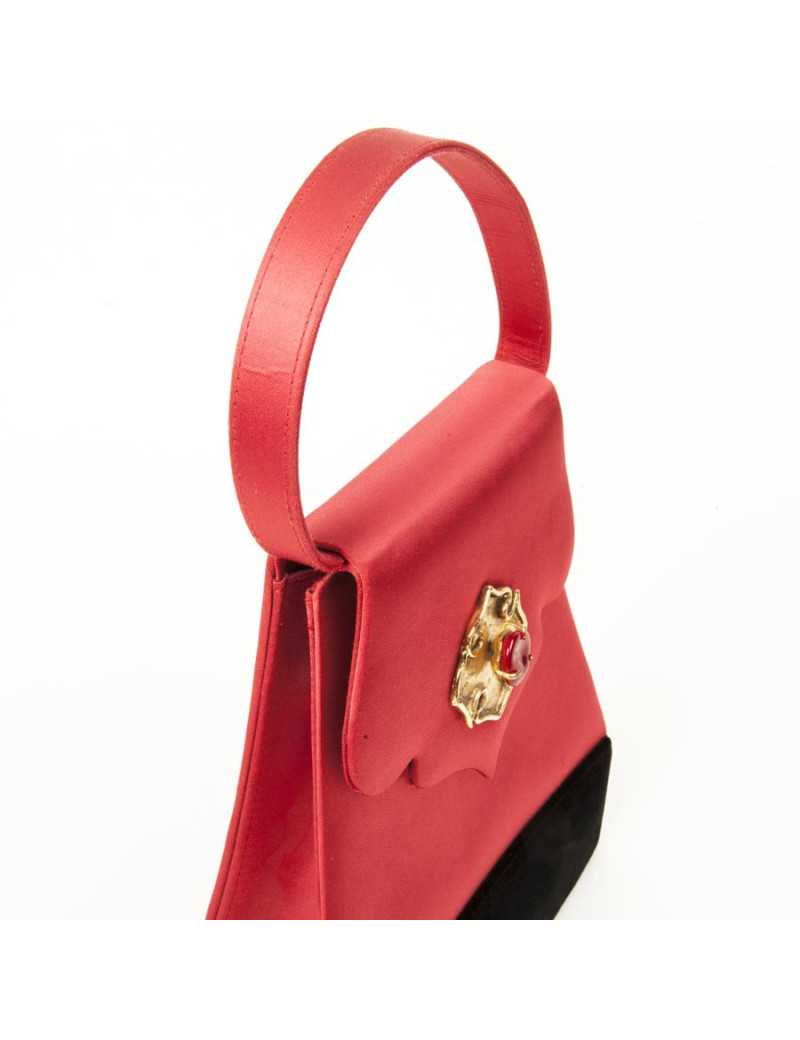 Evening bag CHRISTIAN LACROIX Red satin