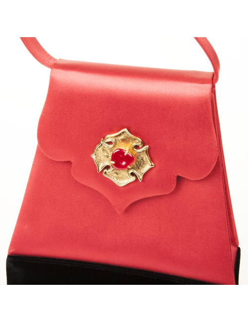 Evening bag CHRISTIAN LACROIX Red satin