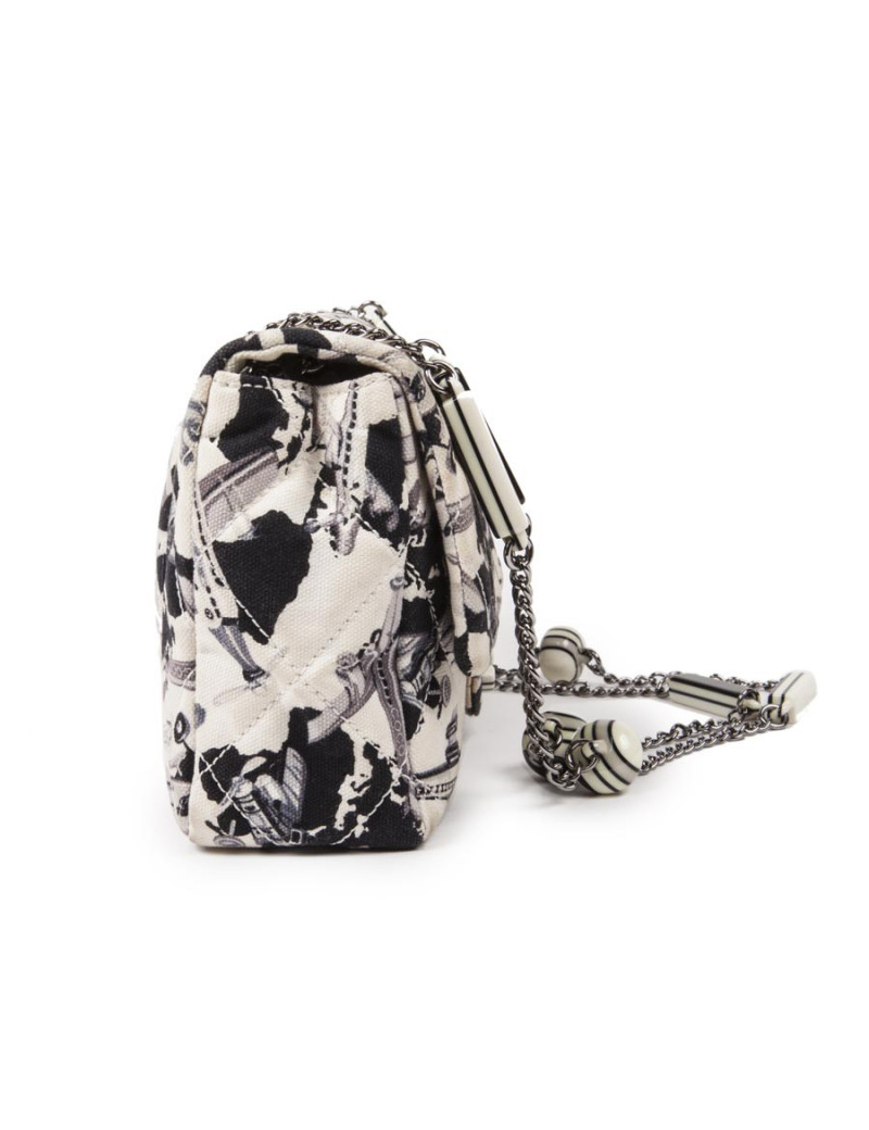 Sac 'Timeless' CHANEL toile motifs 'avion'