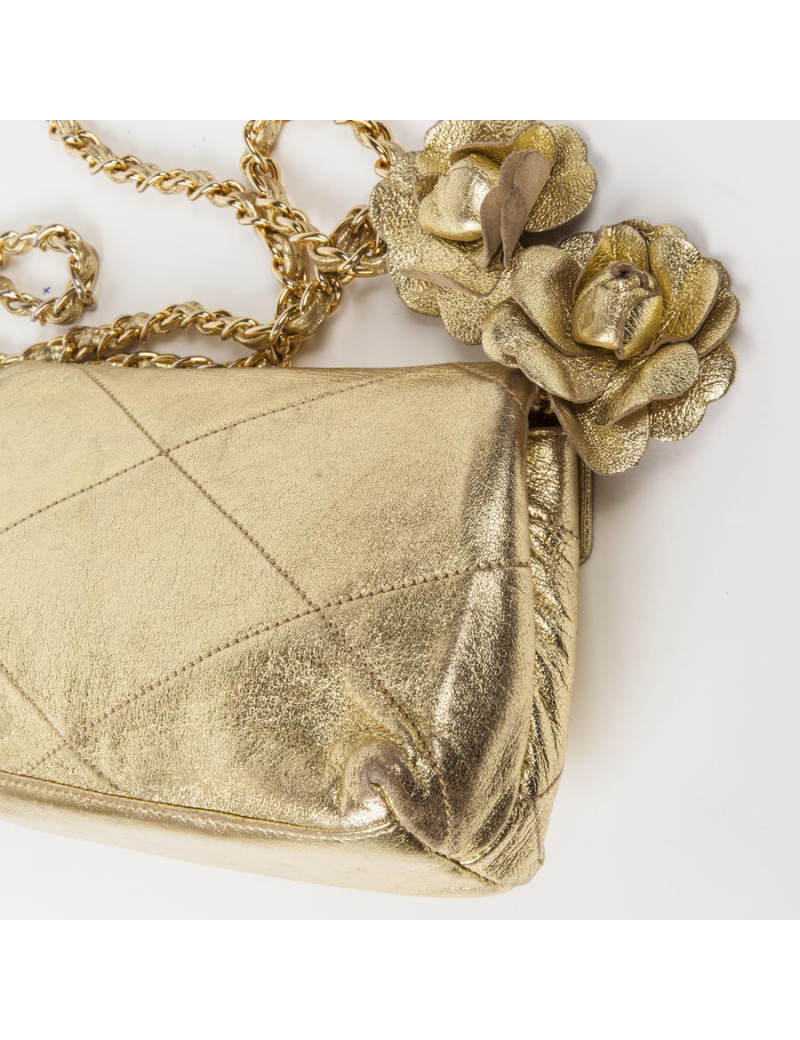 Petit sac doré CHANEL 