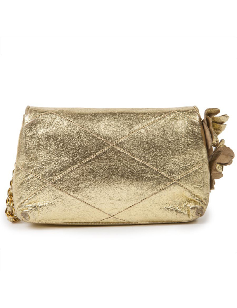 Petit sac doré CHANEL 